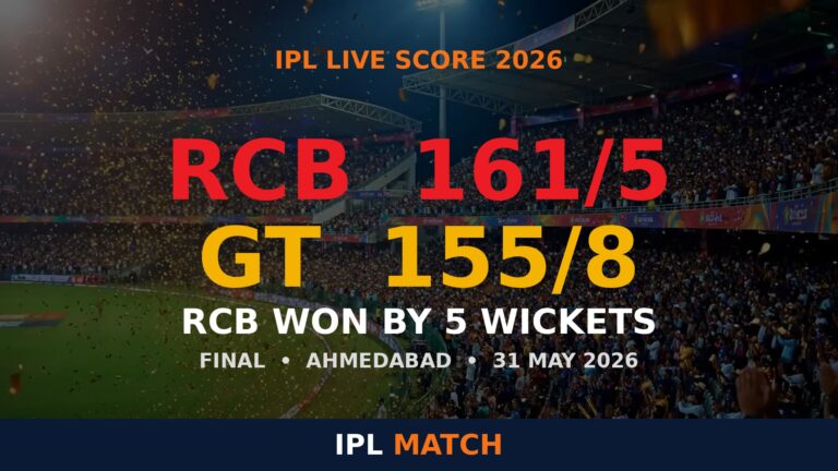 ipl live score 2026
